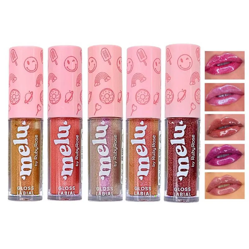 LIP GLOSS LABIAL BRILHANTE MELU - RUBY ROSE Banoffee