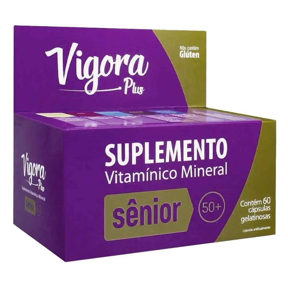 SUPLEMENTO VIGORA PLUS SêNIOR COM 60 CáPSULAS - PRATI