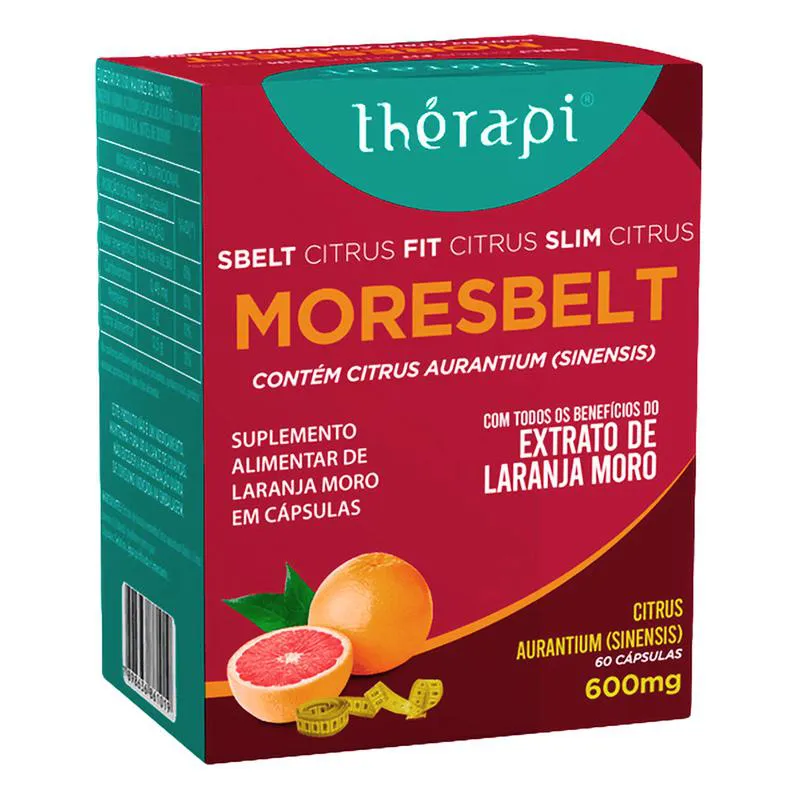 SUPLEMENTO MORESBELT 600MG 60 CáPSULAS - THéRAPI