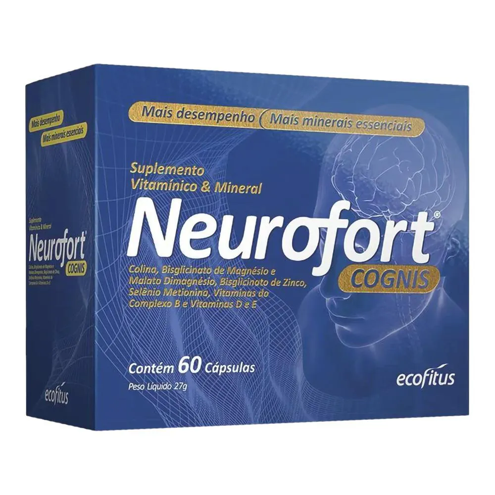 SUPLEMENTO NEUROFORT COGNIS 60 CáPSULAS - ECOFITUS