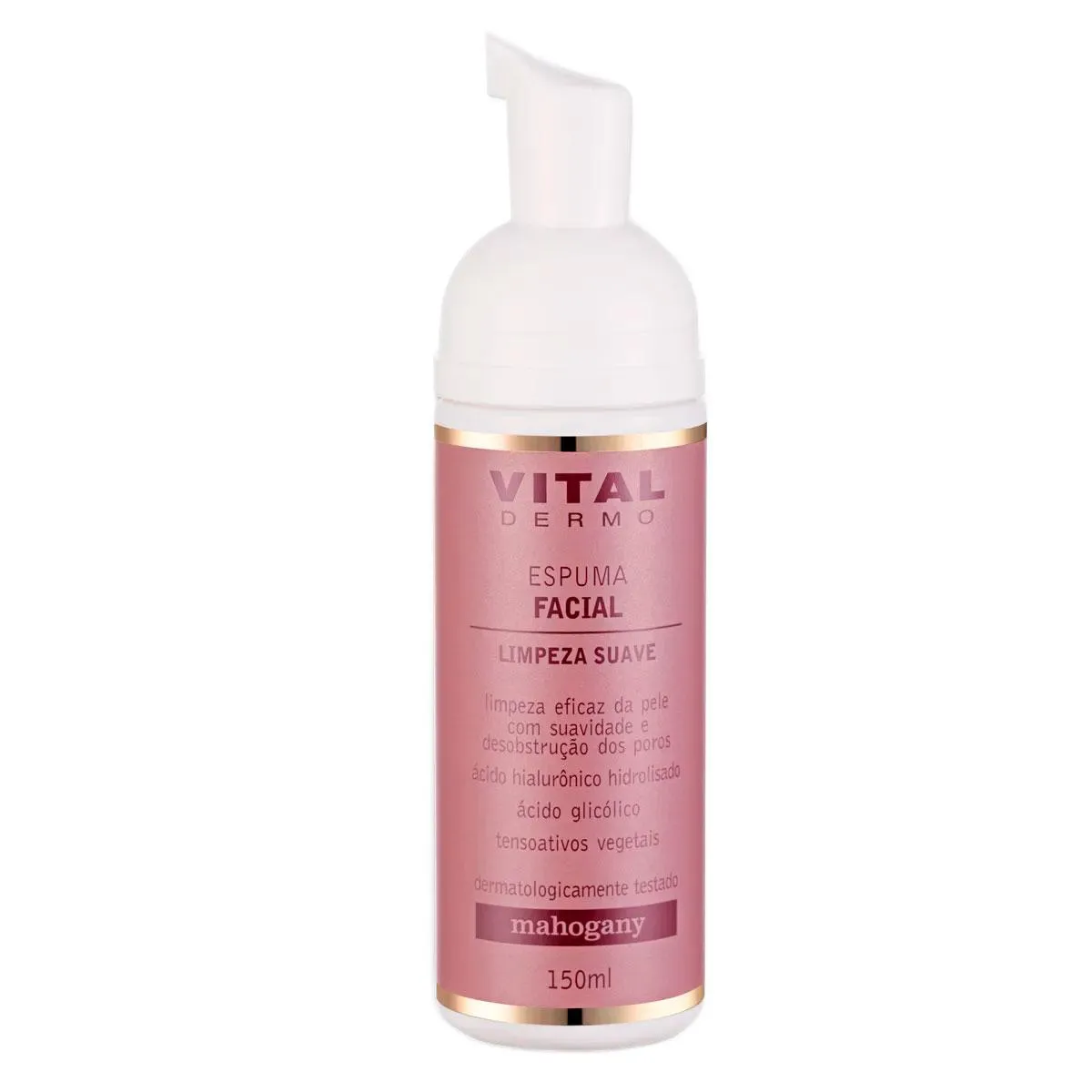 ESPUMA DE LIMPEZA FACIAL VITAL DERMO 150ML - MAHOGANY