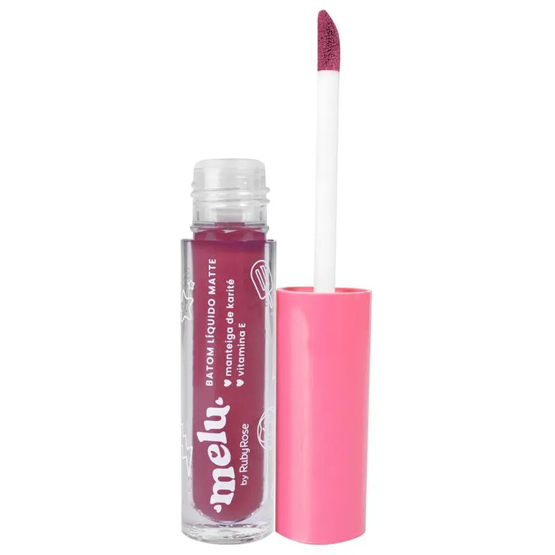 BATOM LIQUIDO MATTE MELU - RUBY ROSE Cm03