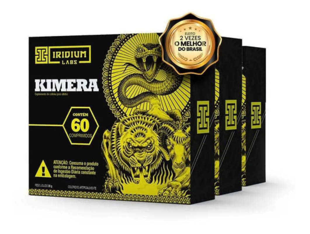 KIMERA THERMO TERMOGENICO COM 180 CáPSULAS IRIDIUM LABS