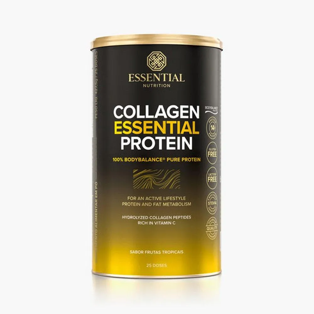 COLLAGEN ESSENTIAL PROTEIN FRUTAS TROPICAIS (427,5G) - ESSENTIAL NUTRITION