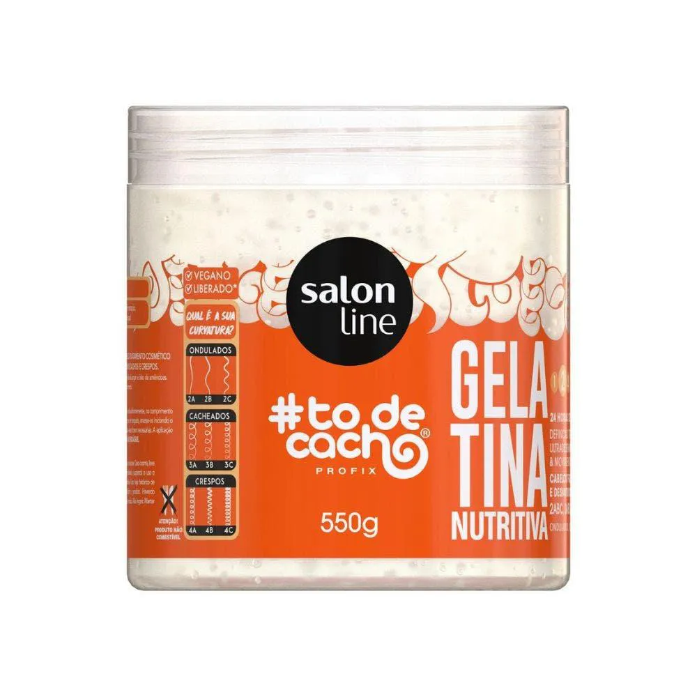 GELATINA SALON LINE #TODECACHO NUTRITIVA 550GR