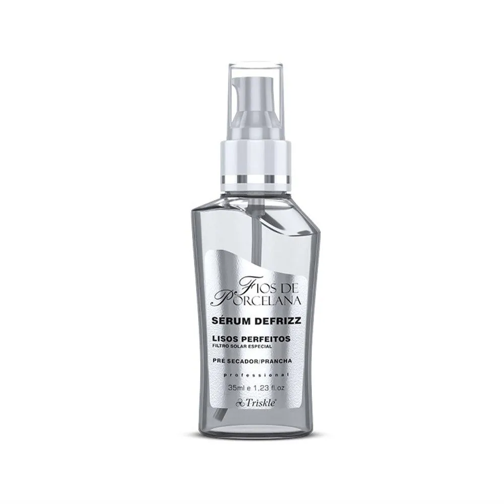 SéRUM TRISKLE FIOS DE PORCELANA DEFRIZZ LISOS PERFEITOS 35ML