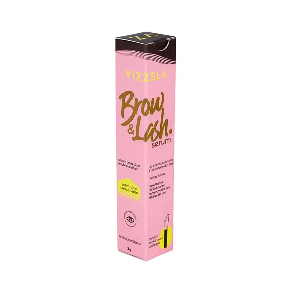 SéRUM VIZZELLA BROW LASH CRESCIMENTO CíLIOS E SOBRANCELHAS