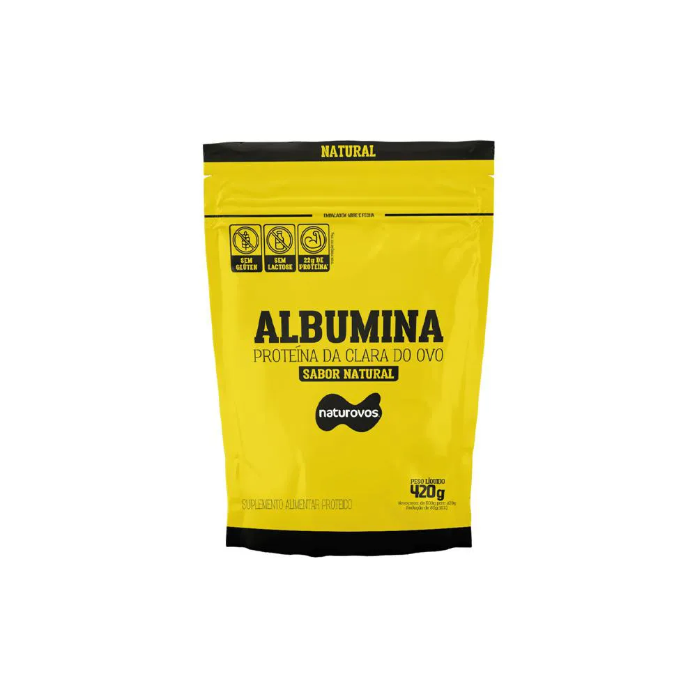 ALBUMINA (420G) NATURAL NATUROVOS