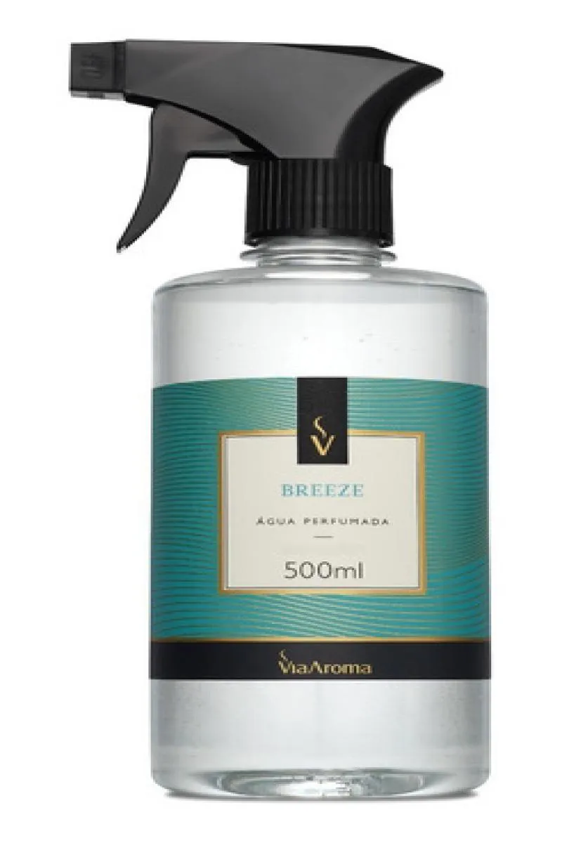 AGUA PERFUMADA PARA ROUPAS E TECIDOS VIA AROMA FRAGRÂNCIAS 500ML Breeze