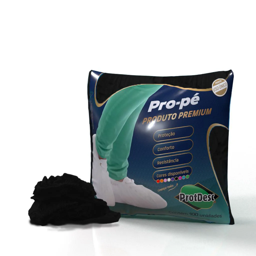 PRO PE 20GM2 PRETO PROTDESC PCT 100UN