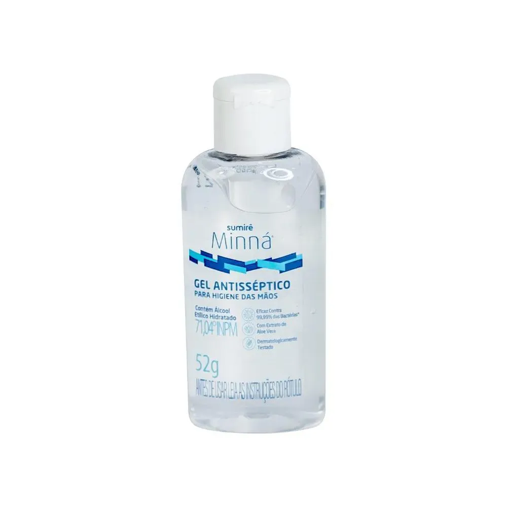 GEL ANTISSéPTICO MINNA MãOS 52GR