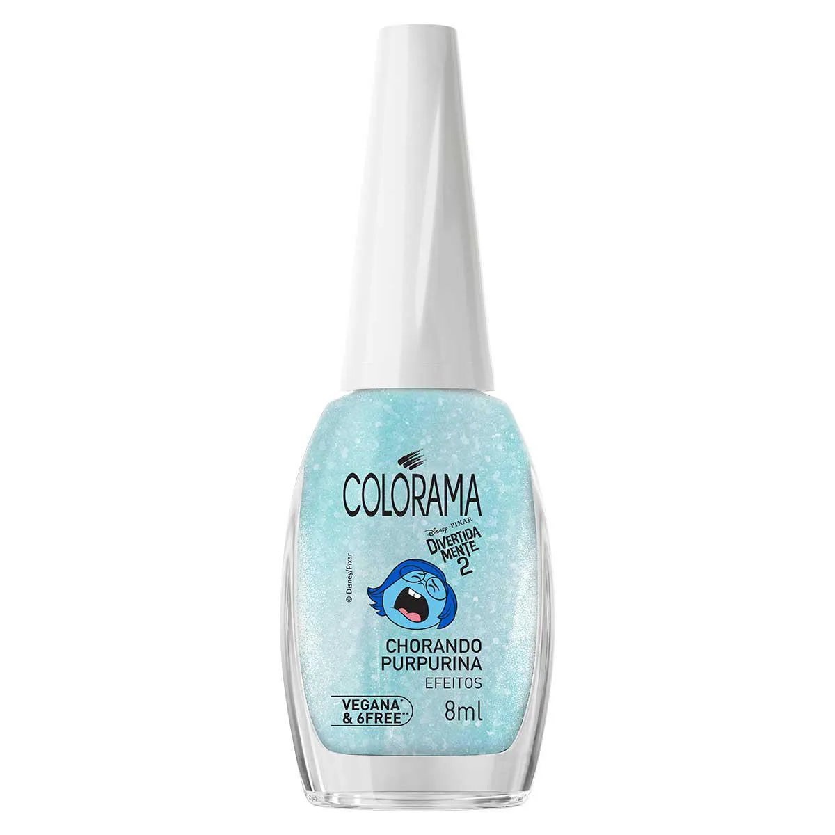 Esmalte Efeitos Colorama Divertidamente 8ml - Chorando Purpurina