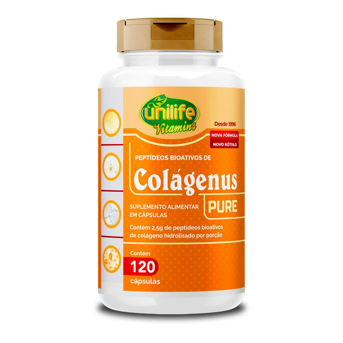 Kit 2 Colágenus Pure Unilife 120 Cápsulas