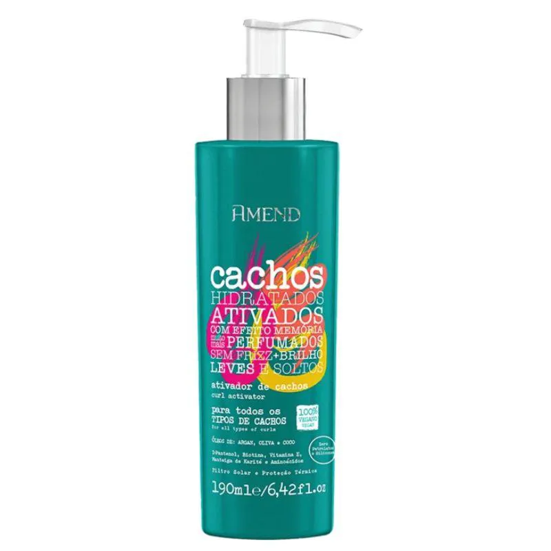 ATIVADOR DE CACHOS 190ML - AMEND