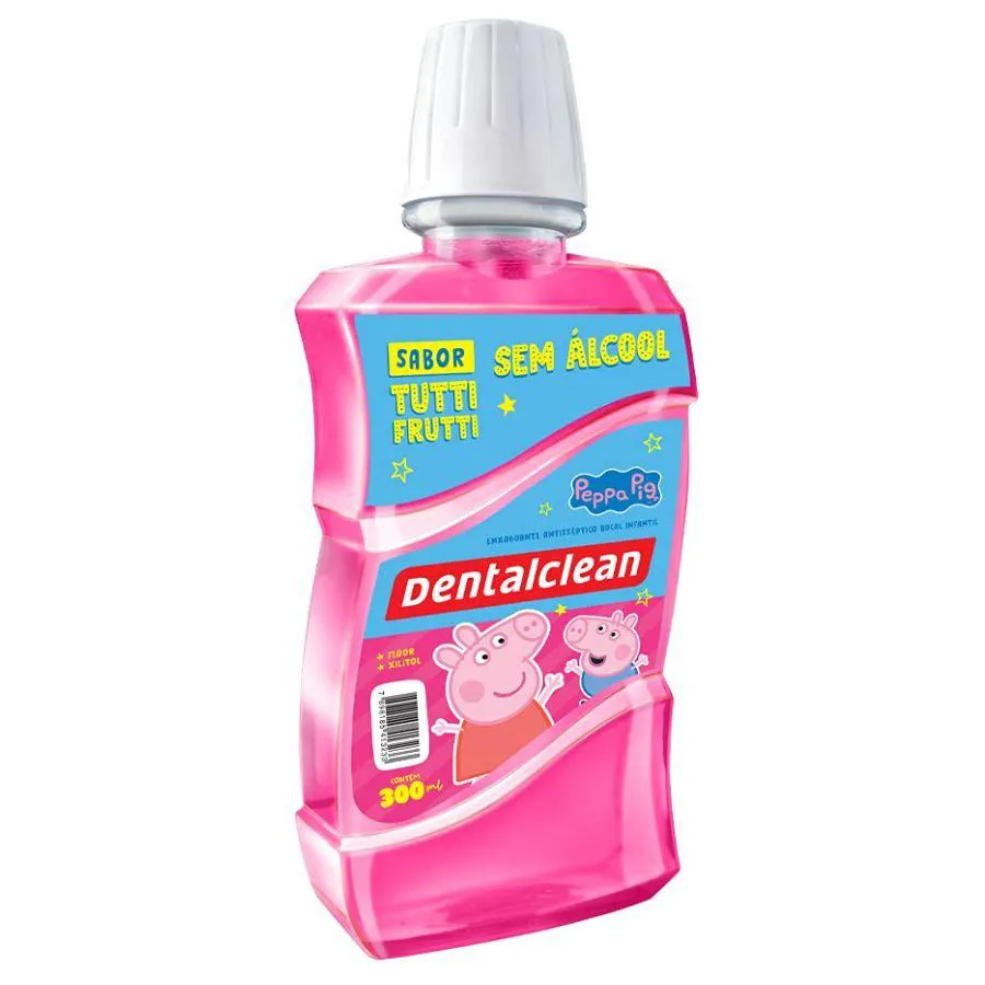 ANTISSéPTICO BUCAL INFANTIL PEPPA PIG 300ML - DENTALCLEAN