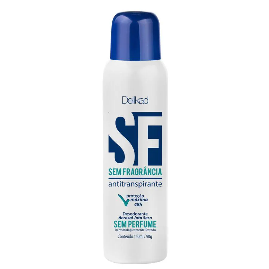 DESODORANTE DELIKAD SPRAY SEM PERFUME 150ml