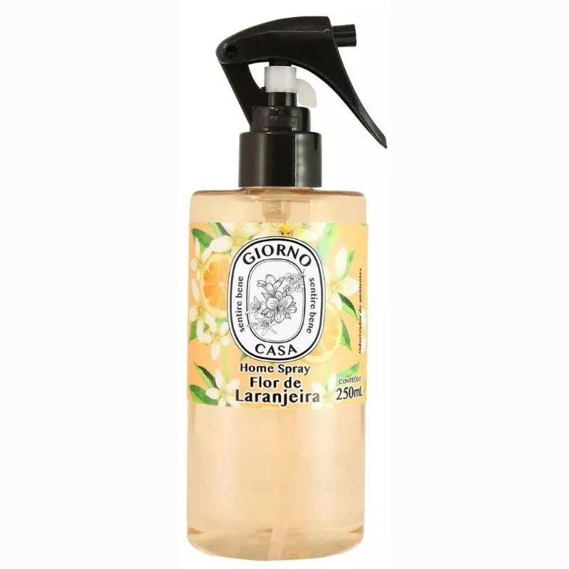 AROMATIZADOR DE AMBIENTES GIORNO CASA FLOR DE LARANJEIRA 250ml