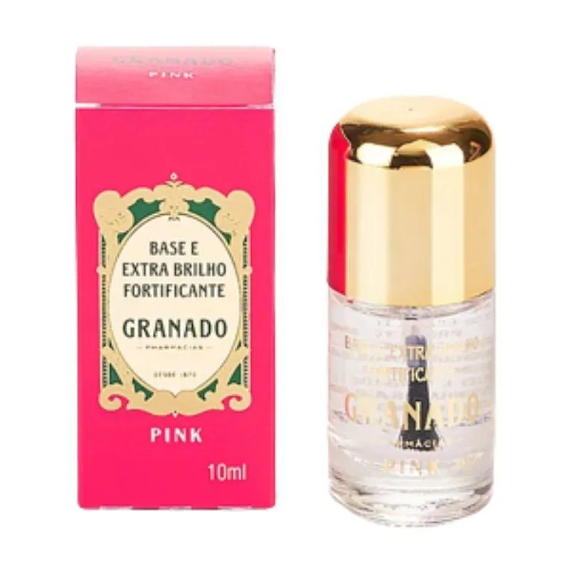 BASE EXTRA BRILHO FORTIFICANTE PINK 10ML - GRANADO