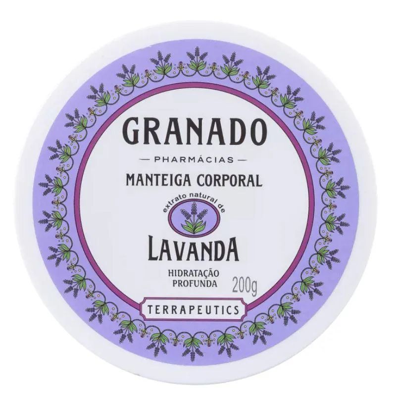 MANTEIGA CORPORAL TERRAPEUTICS LAVANDA 200G - GRANADO