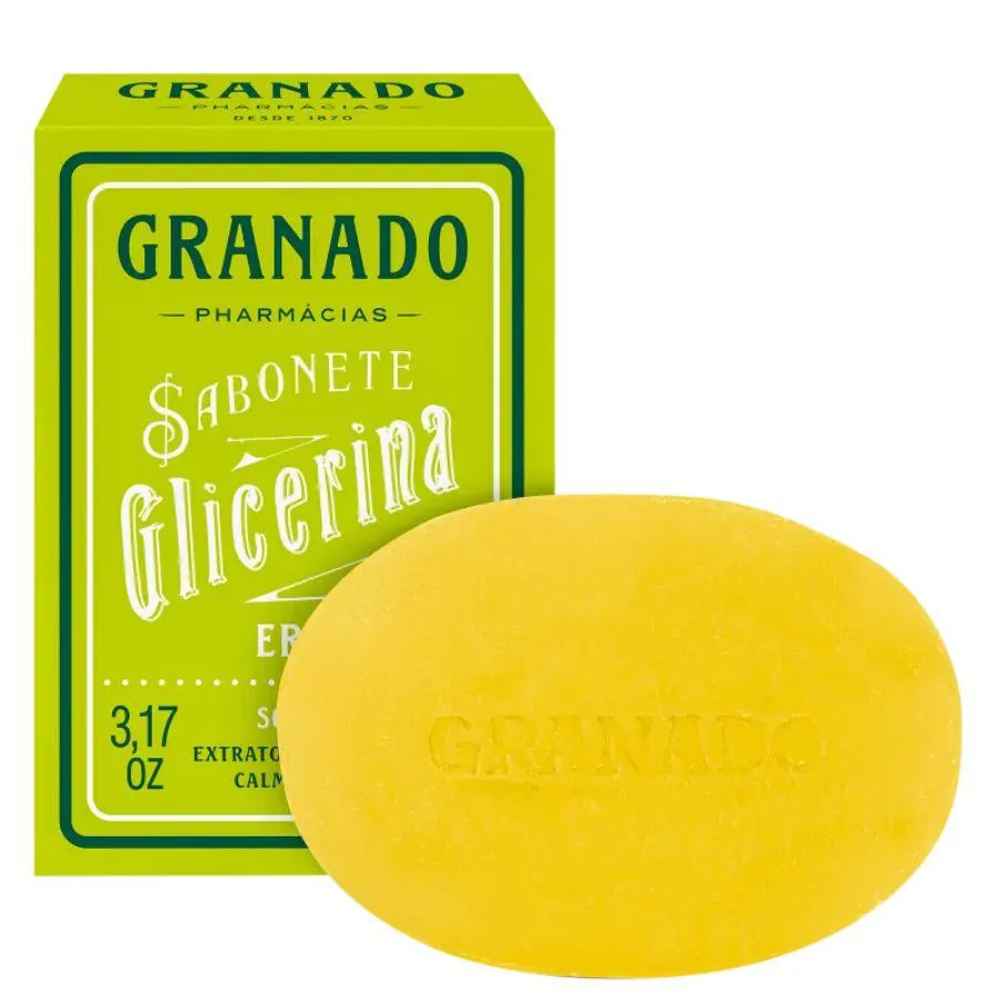 SABONETE GLICERINA ERVA DOCE 90G - GRANADO