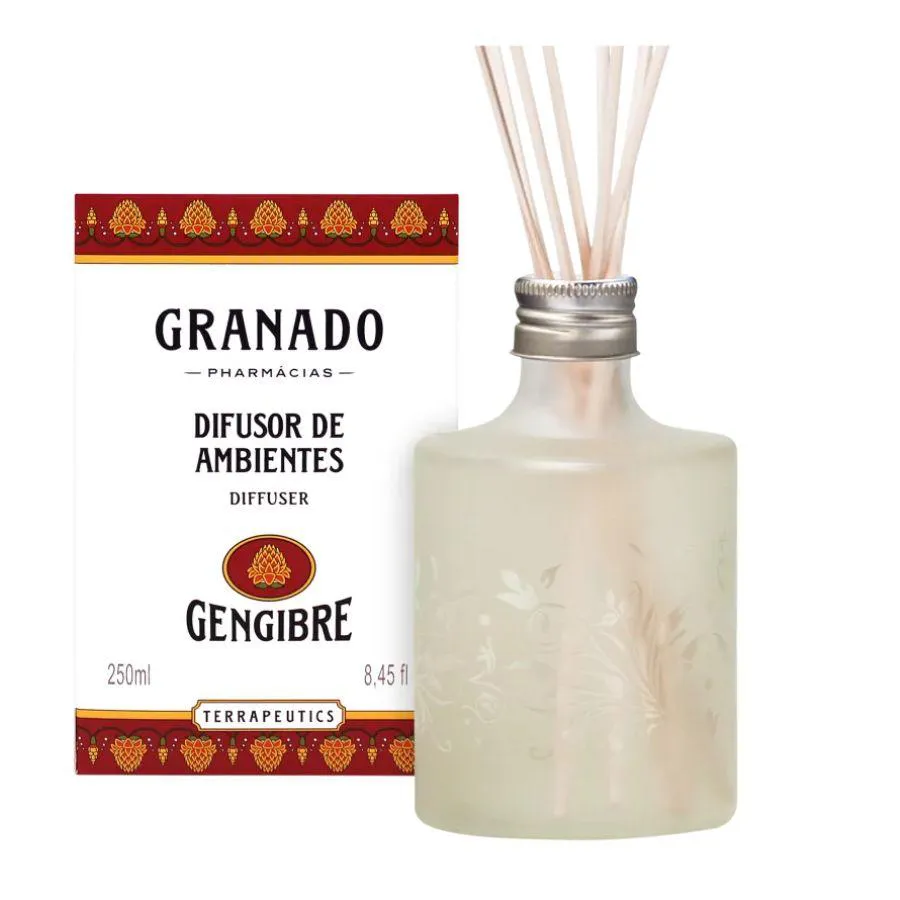 DIFUSOR DE AMBIENTES TERRAPEUTICS GENGIBRE 250ML - GRANADO