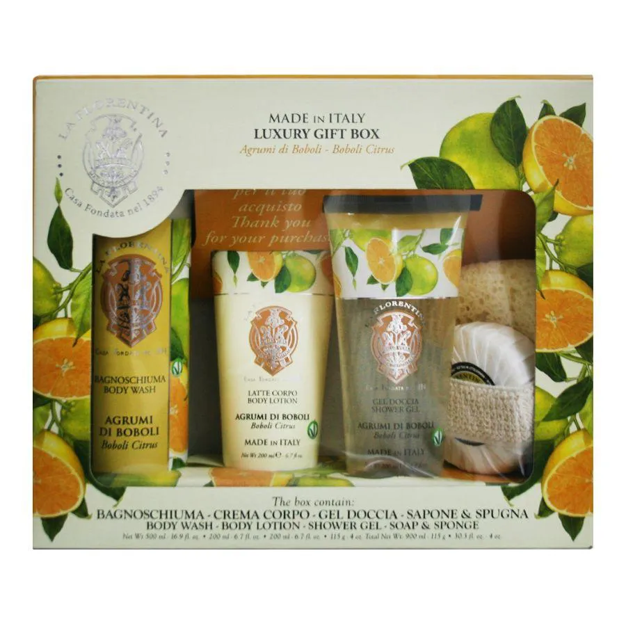 KIT SPA BOBOLI CITRUS ( 5 ITENS ) - LA FLORENTINA