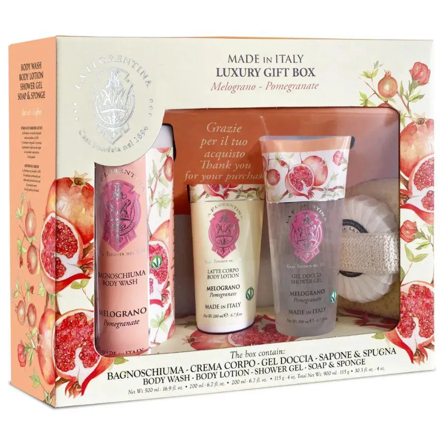 KIT SPA POMEGRANATE ( 5 ITENS ) - LA FLORENTINA