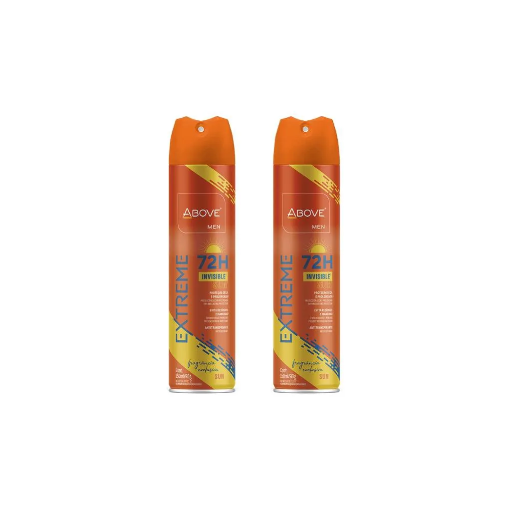 DESODORANTE AERO ABOVE 150ML EXTREME INV SUN 72H-KIT C/2UN