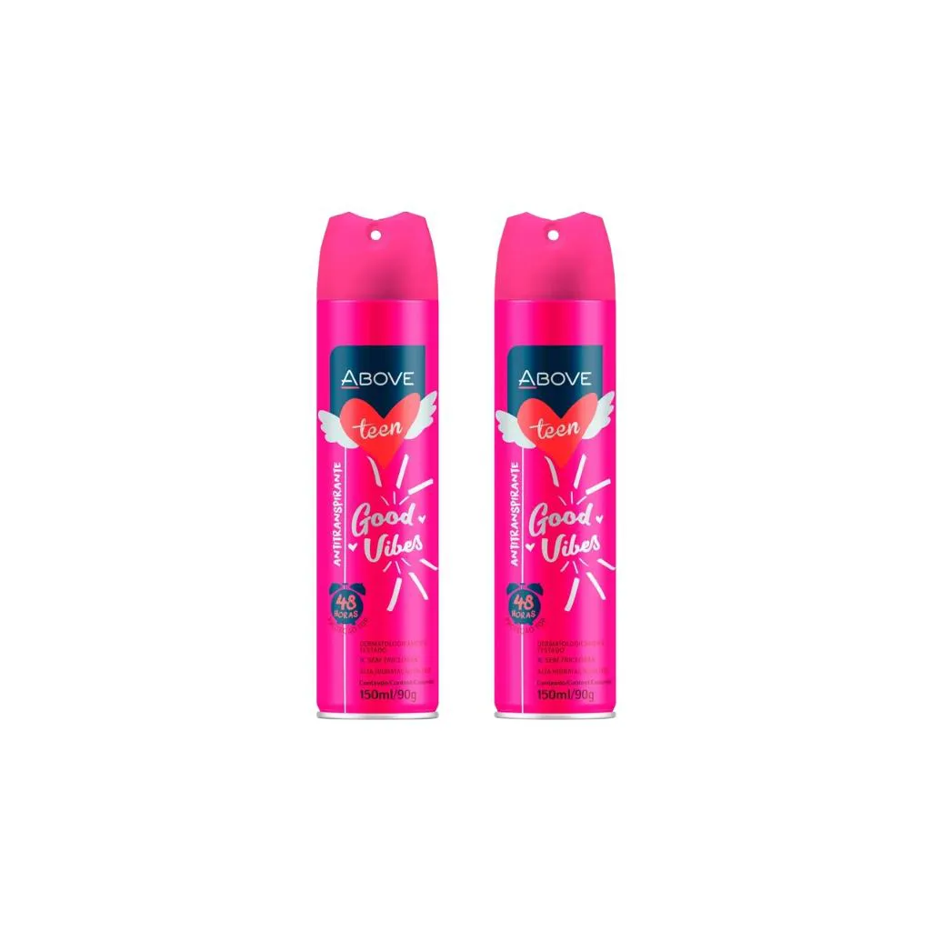 DESODORANTE AERO ABOVE 150ML FEM GOOD VIBES-KIT C/2UN