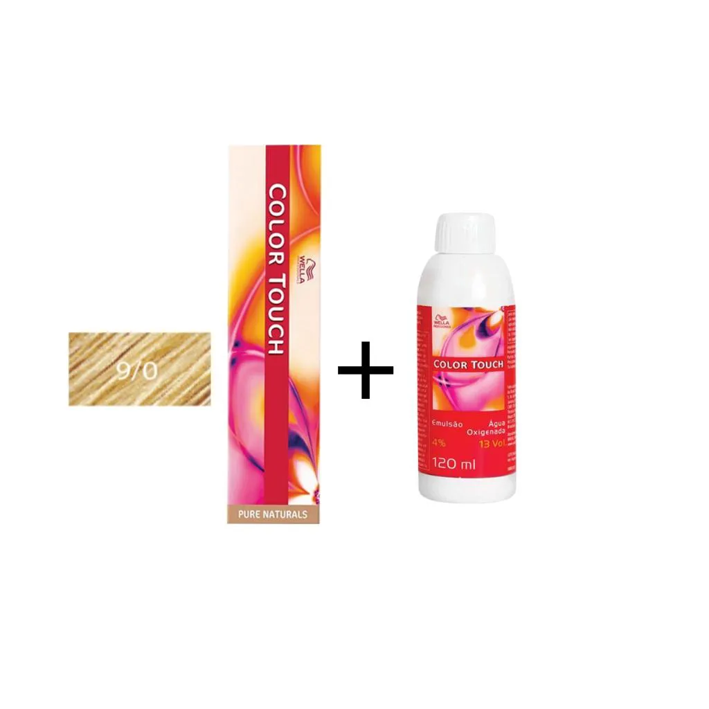 KIT COLORAçãO+EMULSãO COLOR TOUCH 9.0 LOURO ULTRA CLARO 60G