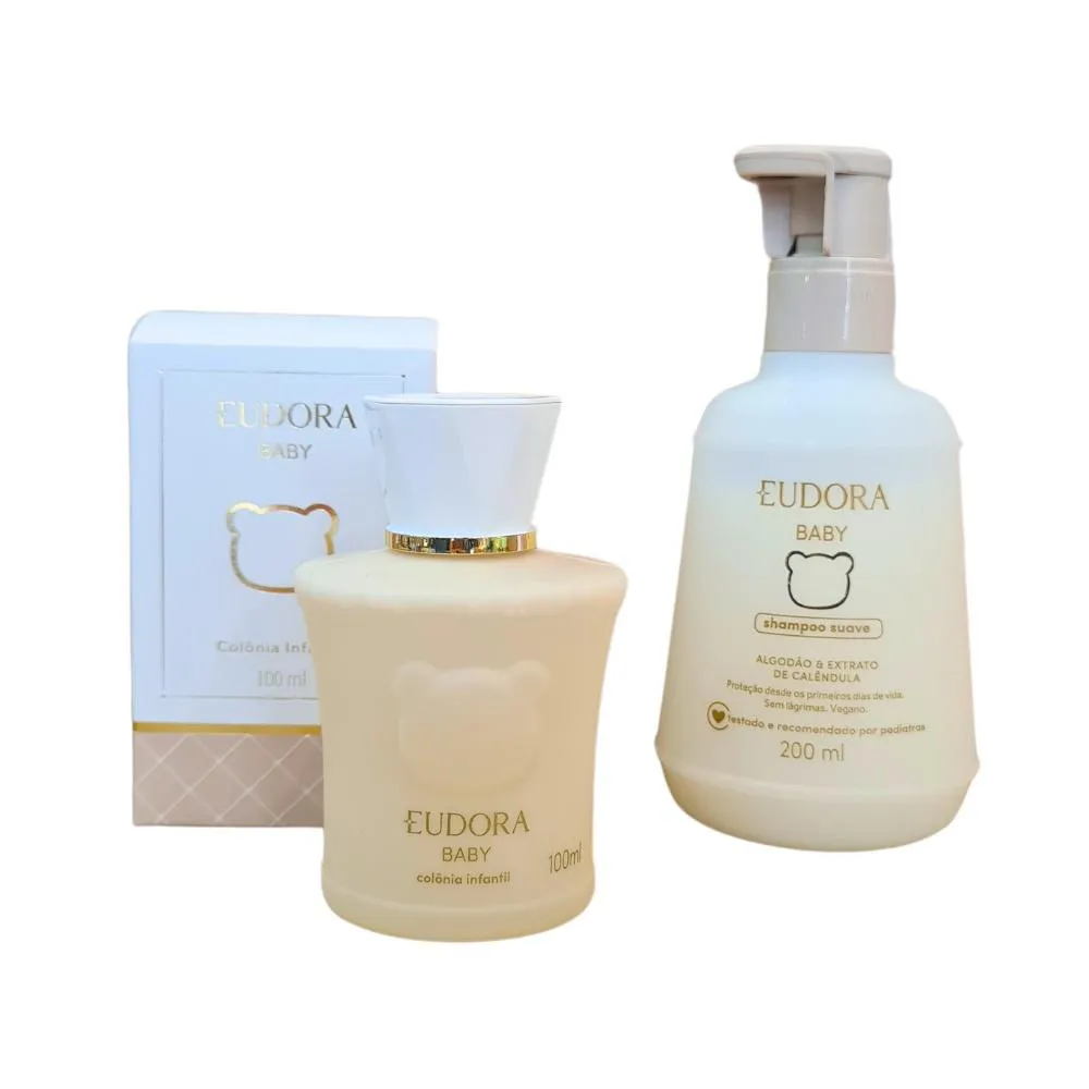 KIT EUDORA BABY SHAMPOO + COLONIA PERFUMADA 100ML