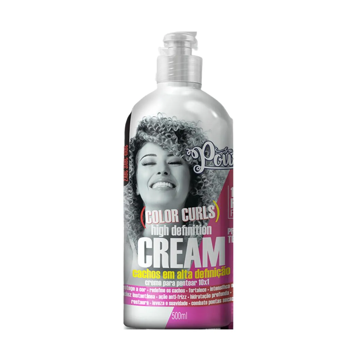 SOUL POWER CREME PENTEAR COLOR CURLS PROTEçãO DA COR E CACHOS DEFINIDOS 500ML BEAUTYCOLOR