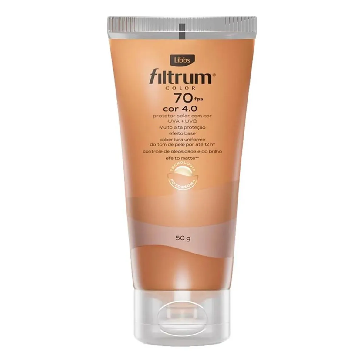 FILTRUM COLOR PROTETOR SOLAR COR 4.0 FPS70 50G