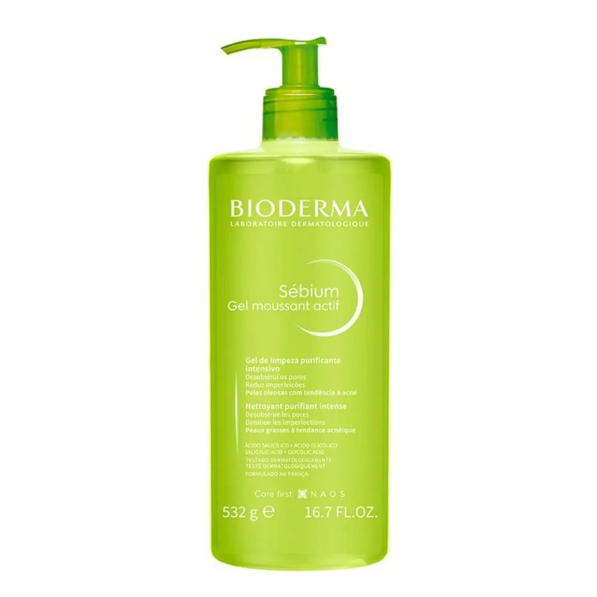 BIODERMA SéBIUM GEL MOUSSANT ACTIF GEL DE LIMPEZA 532G