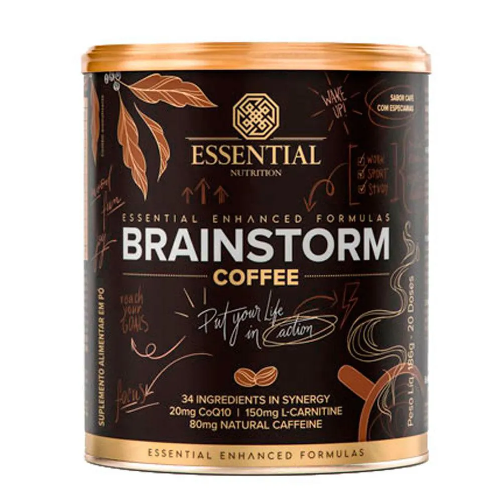 BRAINSTORM COFFEE ESSENTIAL NUTRITION 186G U Unica