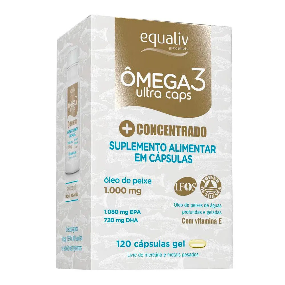 ÔMEGA 3 ULTRA EQUALIV 120 CAPS U Unica