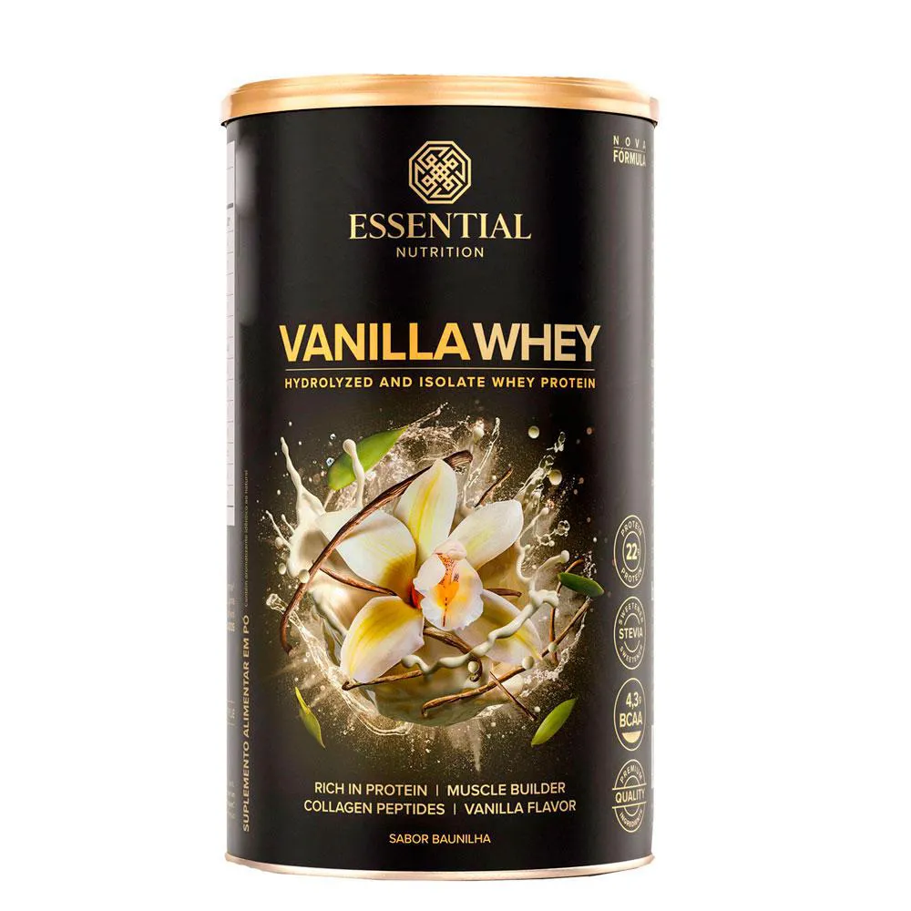 PROTEíNA VEGETAL VEGGIE PROTEIN VANILLA ESSENTIAL NUTRITION 450G U Unica