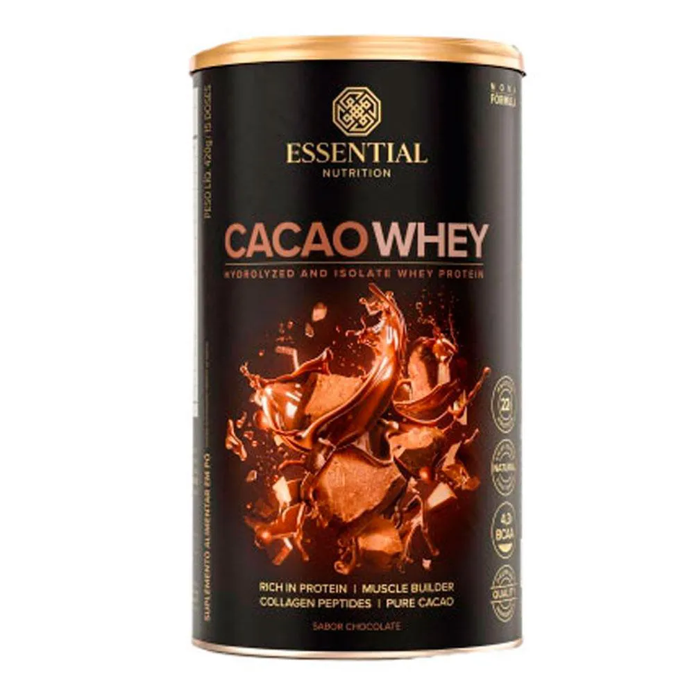 WHEY PROTEIN CACAO ESSENTIAL NUTRITION 420G U Unica