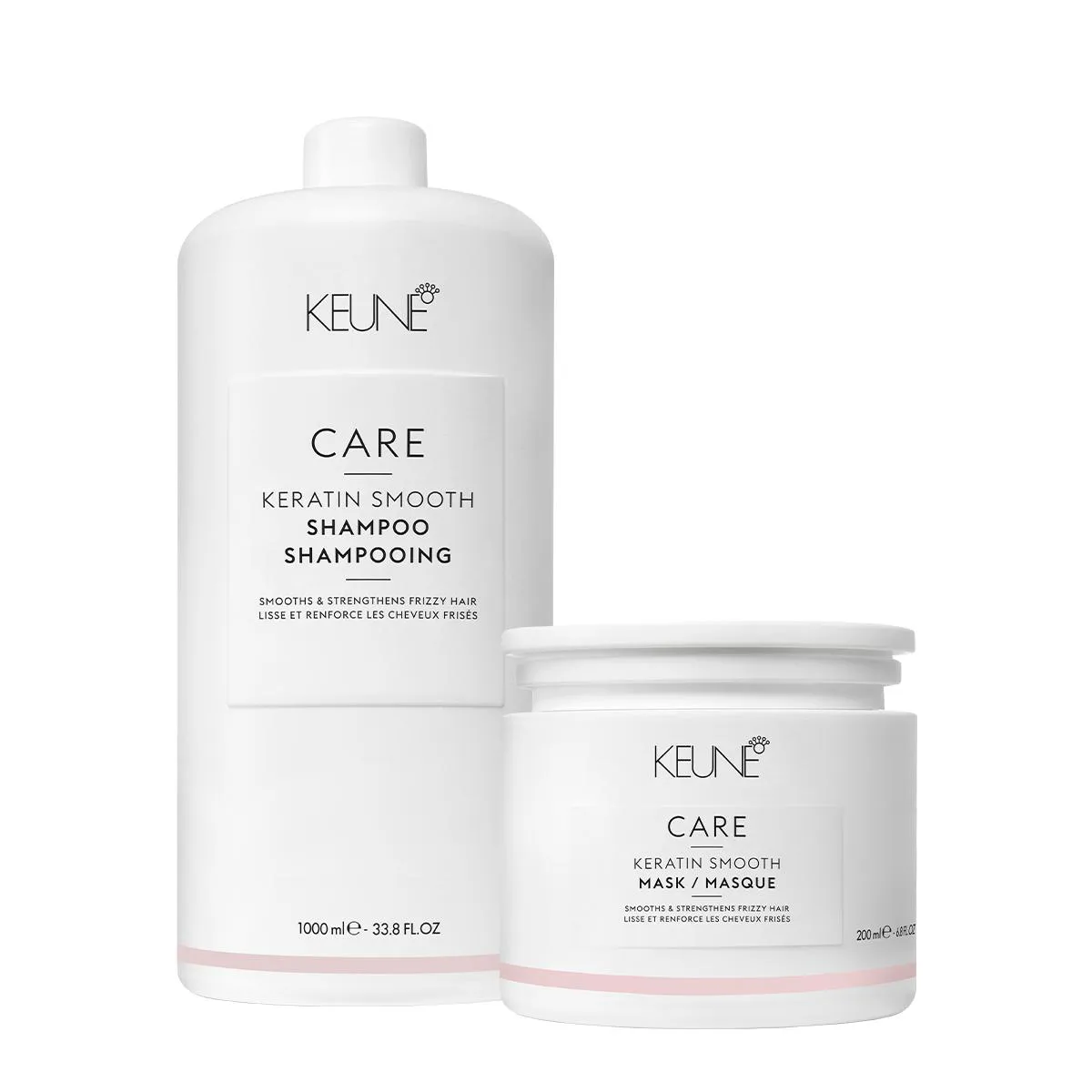 Kit Keune Care Keratin Smooth Shampoo Litro E Máscara (2 Produtos)