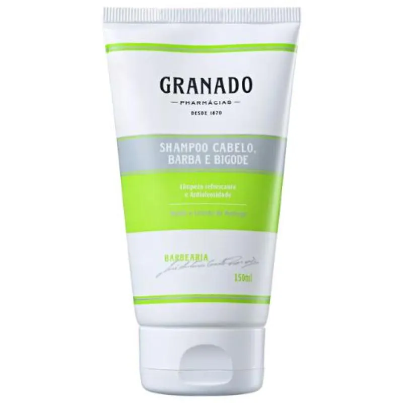 Shampoo Granado Barbearia Cabelo, Barba e Bigode 150ml