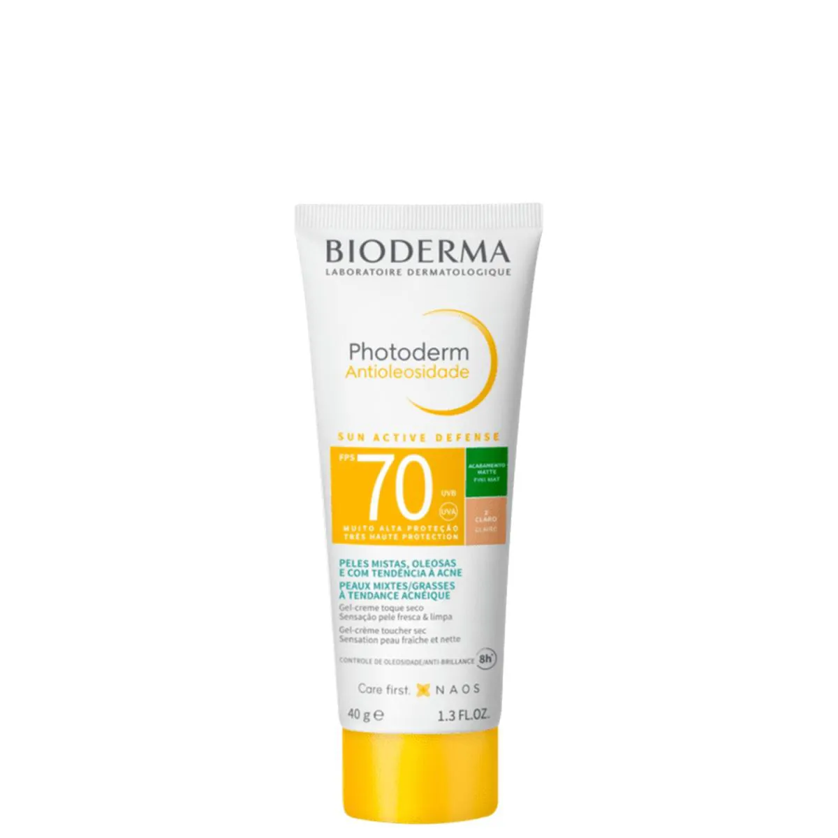 BIODERMA PHOTODERM ANTIOLEOSIDADE PROTETOR SOLAR FACIAL FPS70 CLARO 40G (3701129810767)