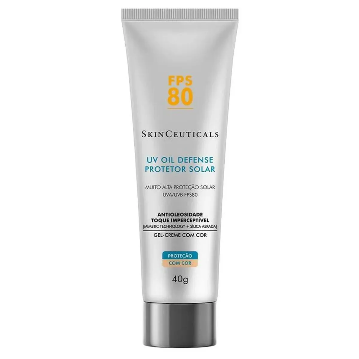 SKINCEUTICALS UV OIL DEFENSE PROTETOR SOLAR FPS80 COM COR 40G