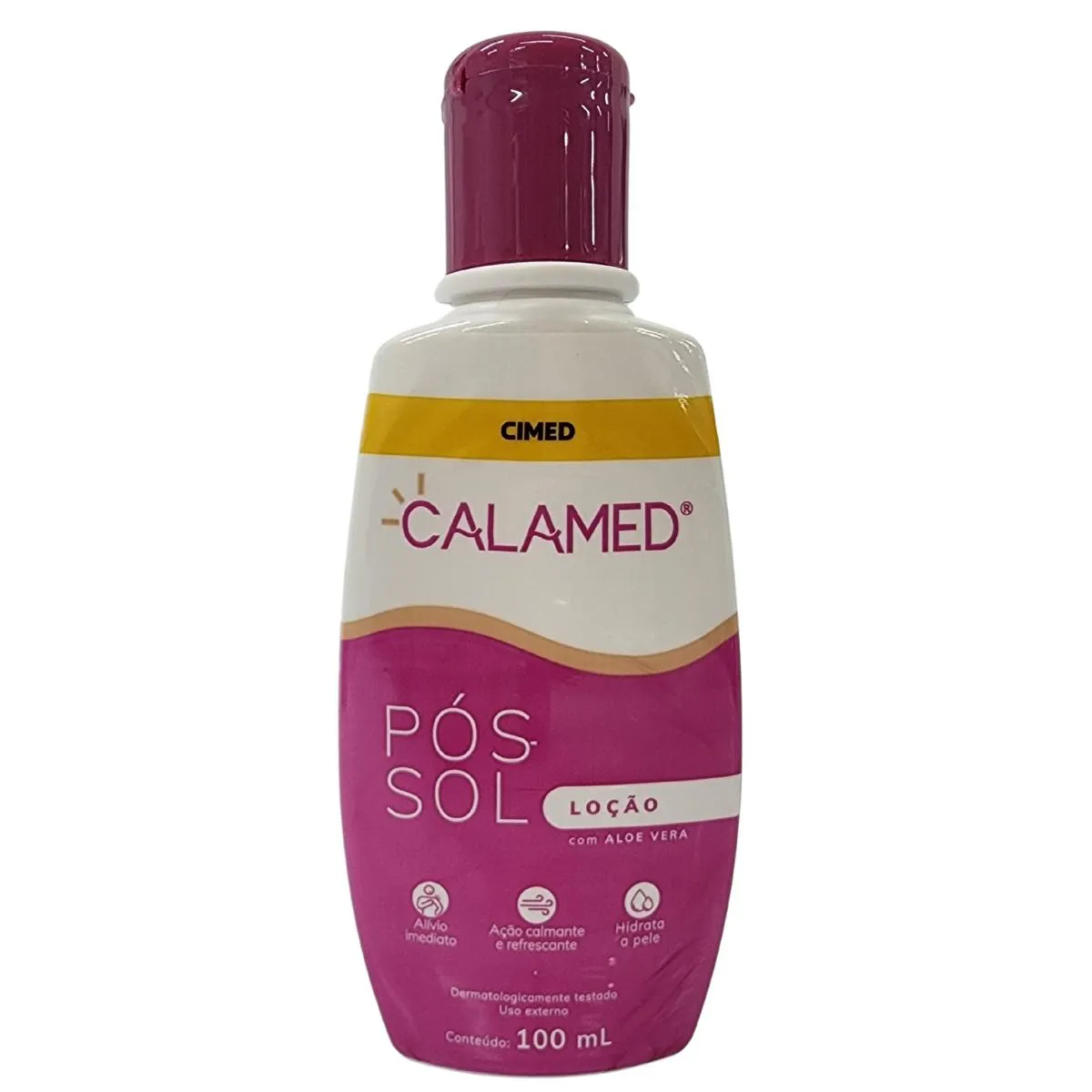 PóS SOL LOçãO ALOE VERA CALAMED CIMED 100ML