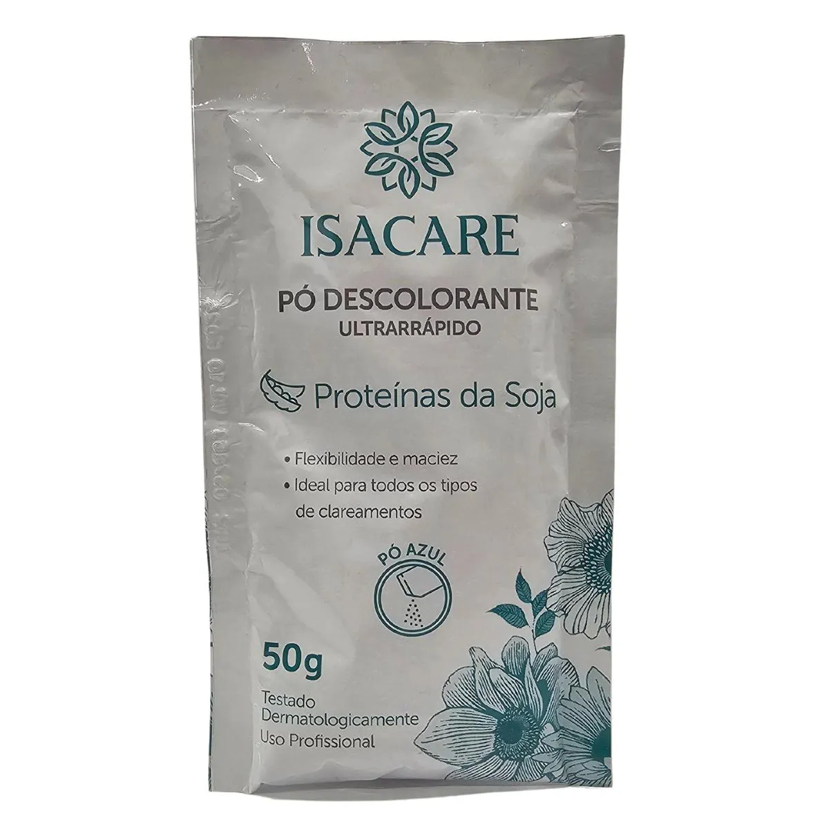 Pó DESCOLORANTE ULTRARRáPIDO PROTEíNAS DA SOJA ISACARE 50G