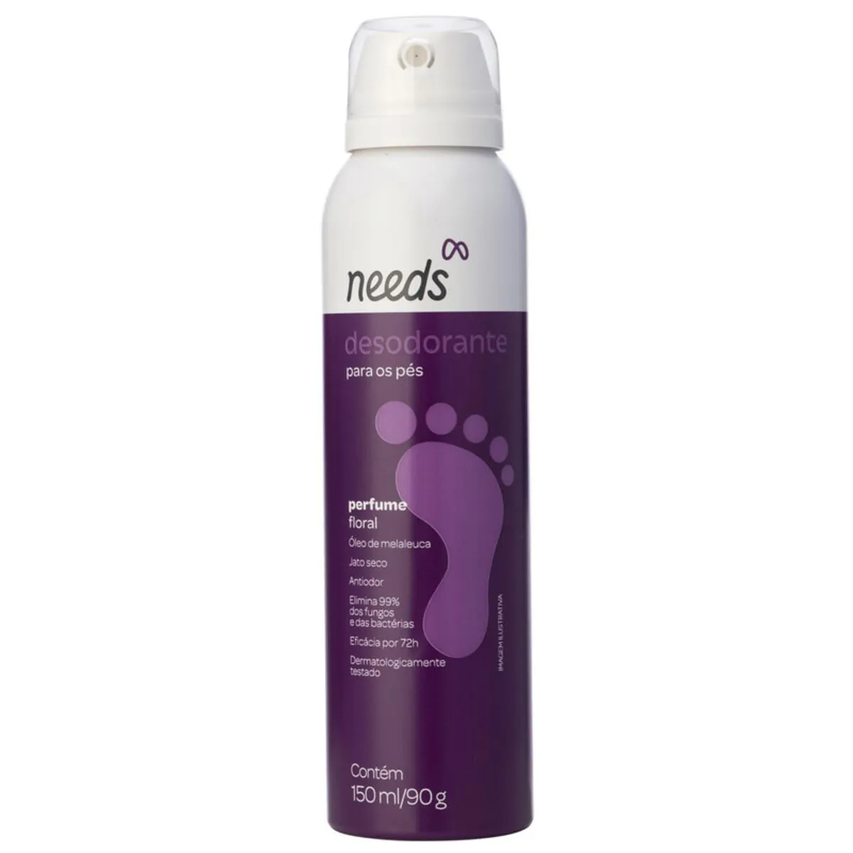 Desodorante para Pés Needs Floral Aerossol 150ml