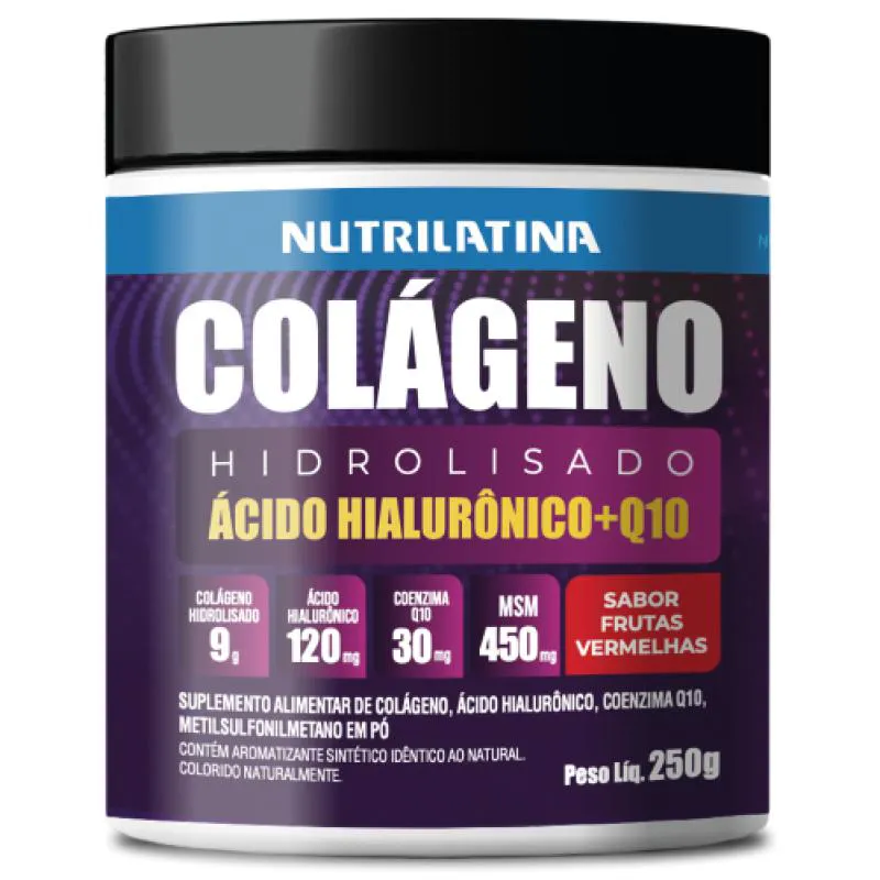 COLAGENO NUTRILATINA FRUTAS VERMELHAS