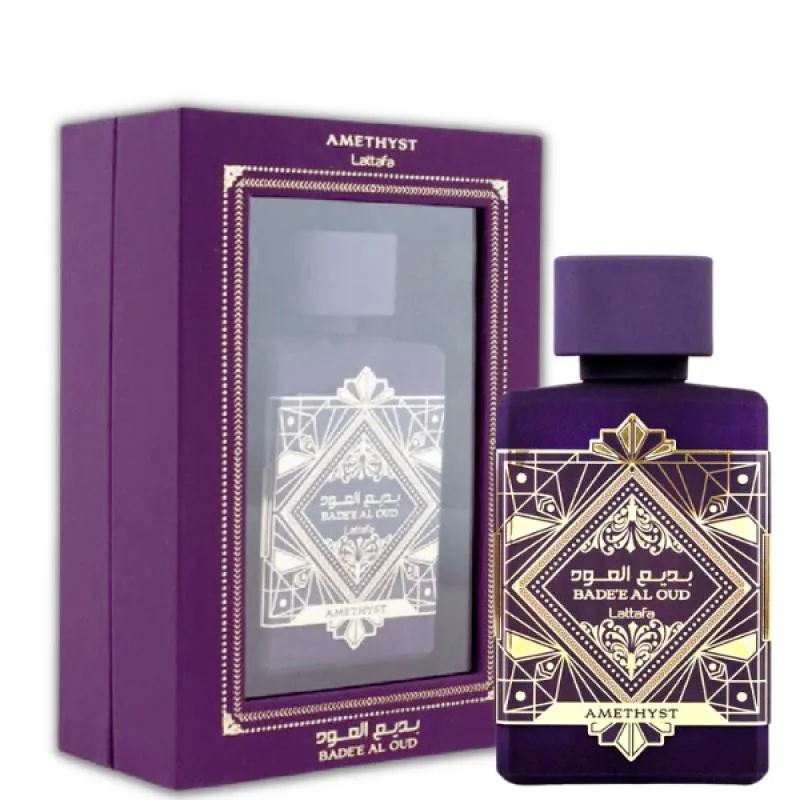 Bade'e Al Oud Amethyst Lattafa Eau de Parfum 100ml - Perfume Unissex