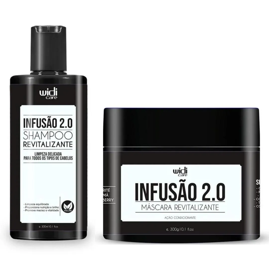 KIT WIDI CARE INFUSãO 2.0 SHAMPOO + MáSCARA REVITALIZANTE
