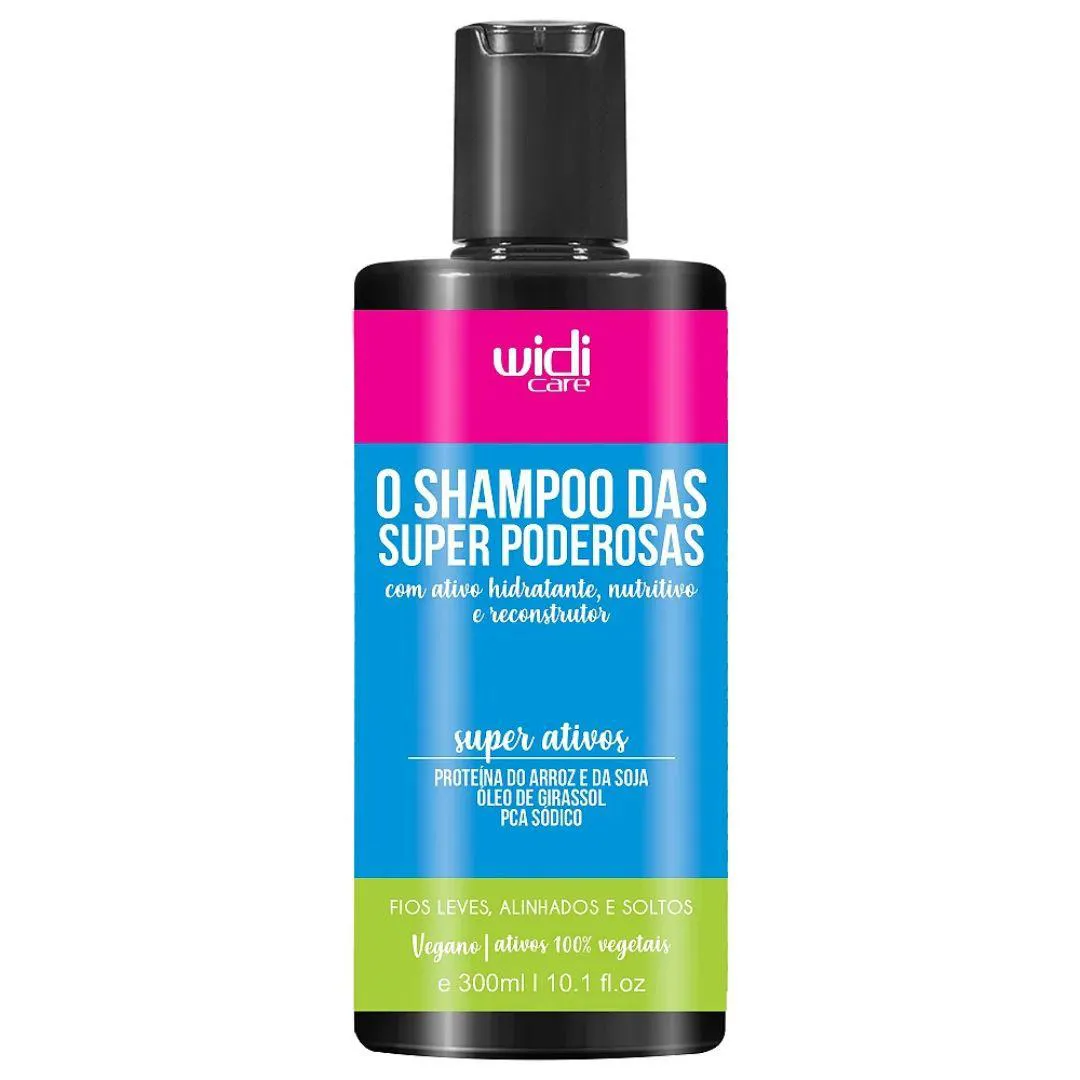 Shampoo Widi Care Super Poderosas Limpeza Alinhamento 300ml