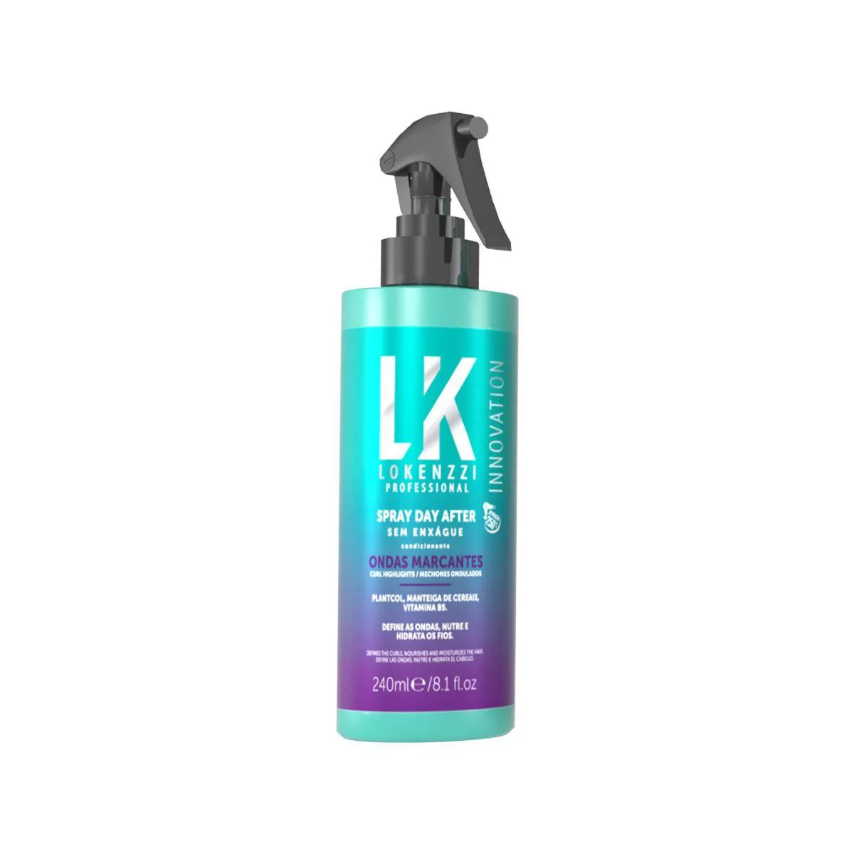 SPRAY CABELOS ONDULADOS LOKENZZI PROFISSIONAL DEFINE HIDRATA 240ML